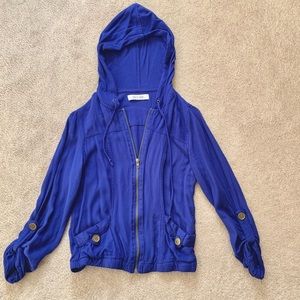 Thin Royal Blue Utility Jacket